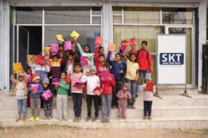 Varsha Clinic celebrating winter gift giving