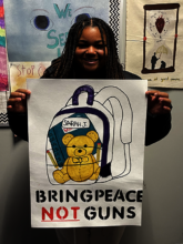 Sarah amplifies her vision to create safe schools