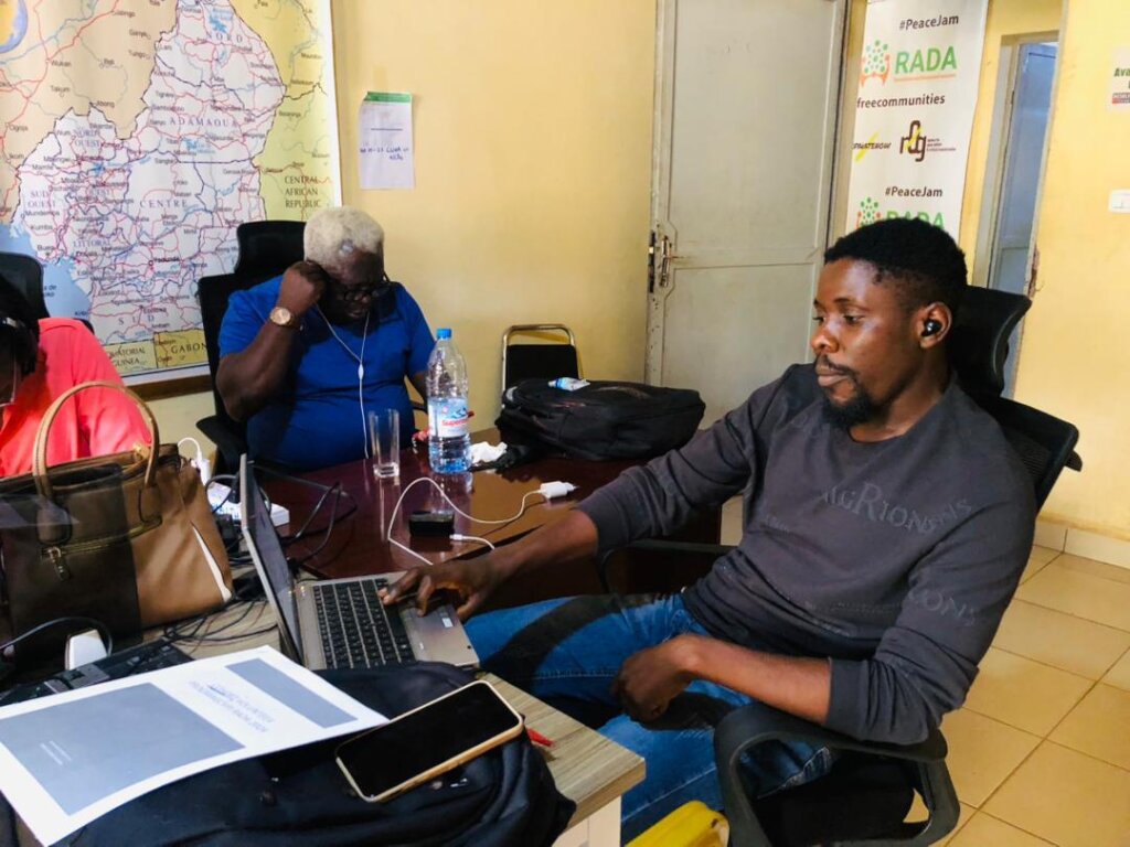 Participants engaging with their Department