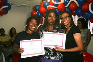 Beauty class graduation