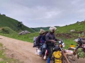 Our journey to Oshie village, Njikwa sub division.