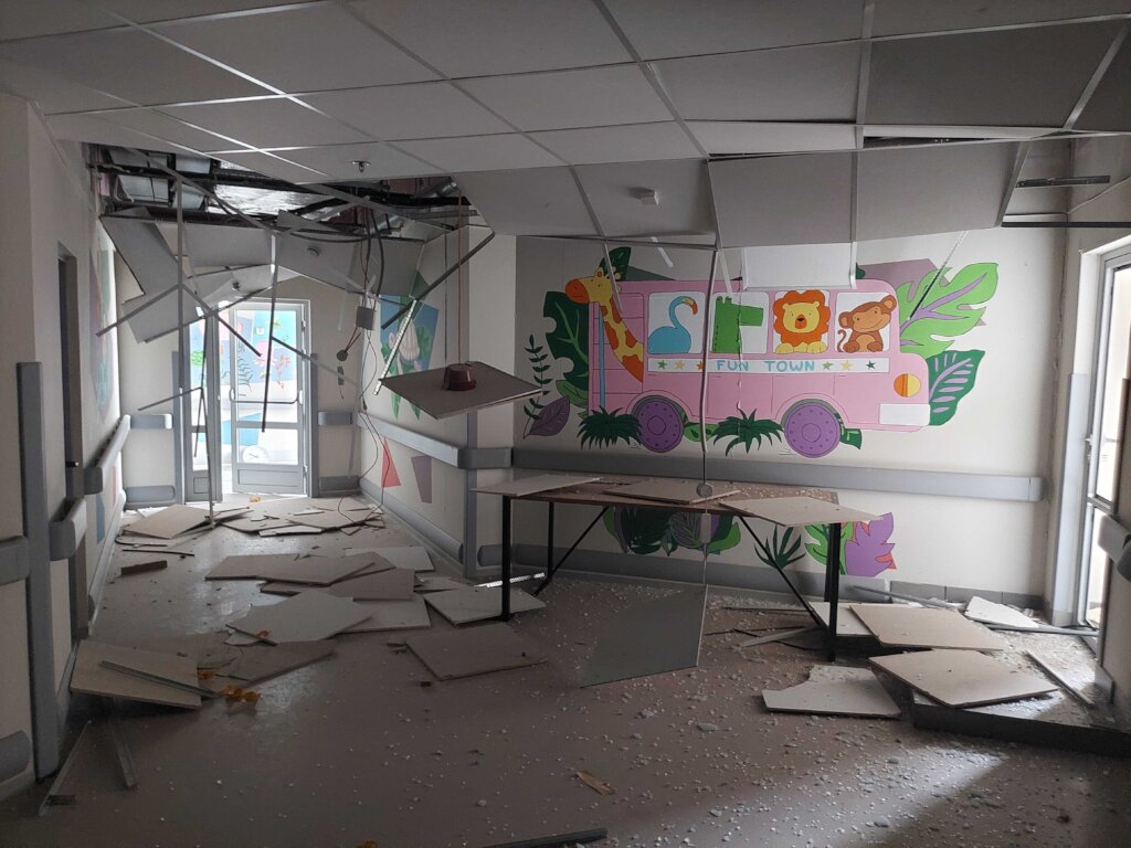 Emergency help for kids after Russian shelling