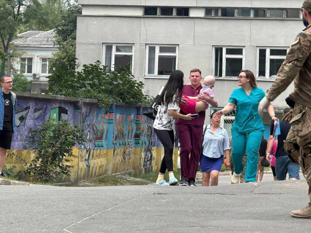 Emergency help for kids after Russian shelling