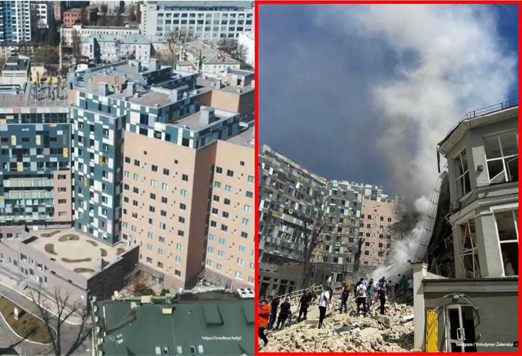 Aid to Ukrainian Hospital Ohmatdyt after Shelling