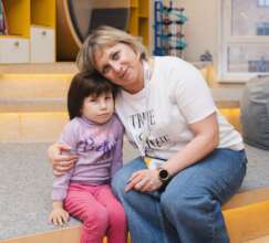 Yasia, in treatment at Okhmatdyt