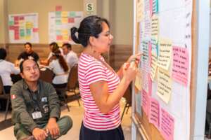Consolidating inputs during Peru listening session