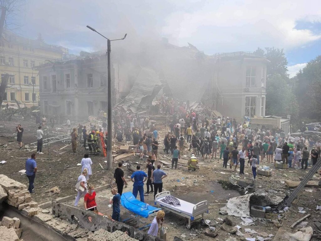 Rebuild Ukraine's biggest children's hospital