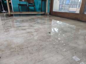 Classrooms and Community Centres under water