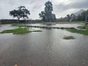 Sports Fields washed way
