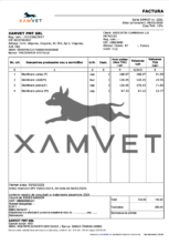 Invoice Xamvet November