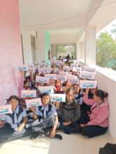 First time napkins are in hand