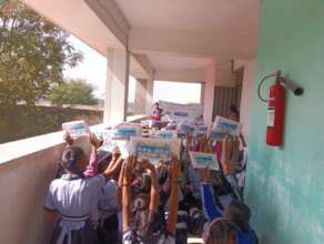 Distribution of Sanitary Napkin
