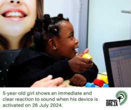Immediate reaction to sound
