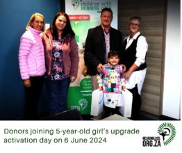 Donors joins us for upgrade switch on