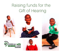 Raising funds for the Gift of Hearing