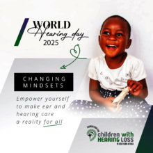 Hilma received her gift on World Hearing Day