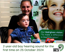 Hearing sound for the first time