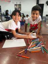 To see a child's smile upon receiving their school