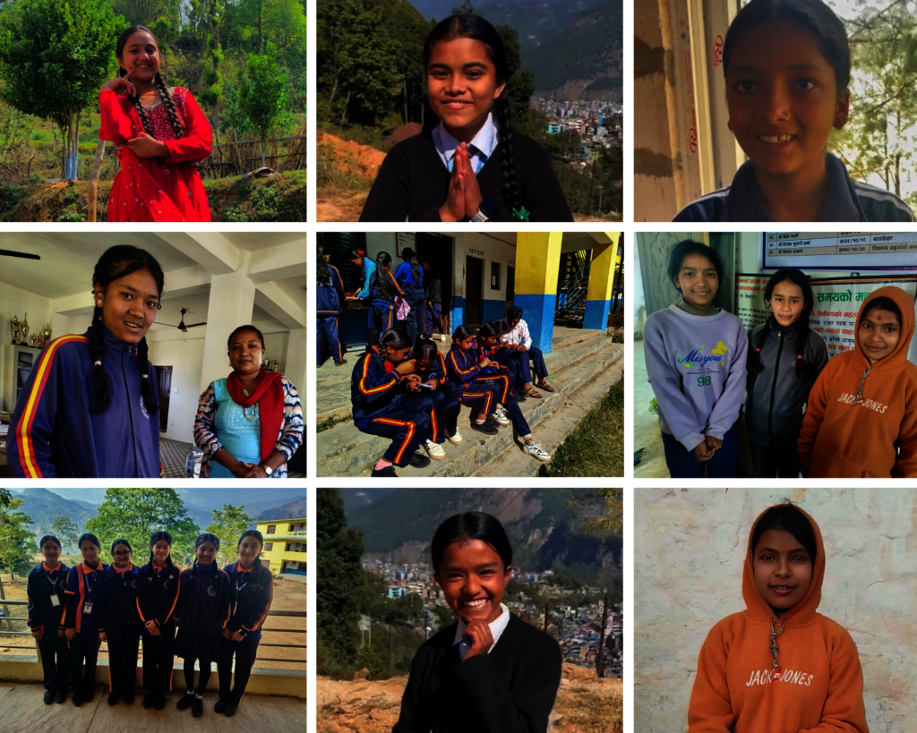 Our nine new students!