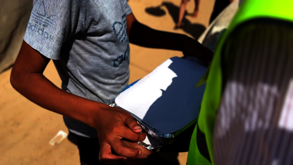 Hot Meals for 2,000 Displaced People in Gaza