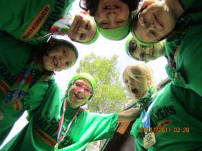 Group Huddle at Camp