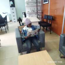 Joseph, lost in a world of stories at Faraja -Eldo