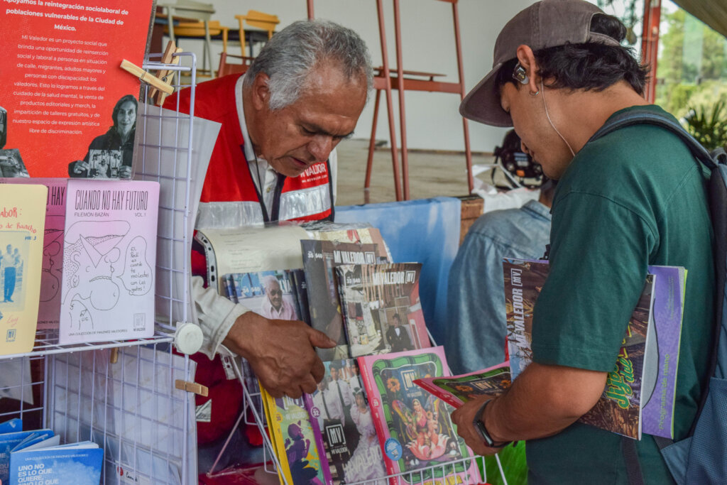 Job for vulnerable populations selling in bookfair