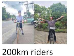 Our 200km riders