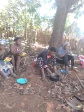 displaced women