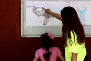 Teaching the children about health