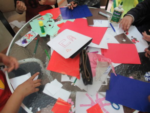 First activities with the children!
