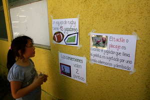 Learning rugby rules and terms!