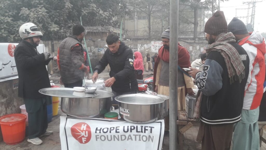 Food Cart in an underprivileged area