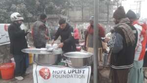 Food Cart in an underprivileged area