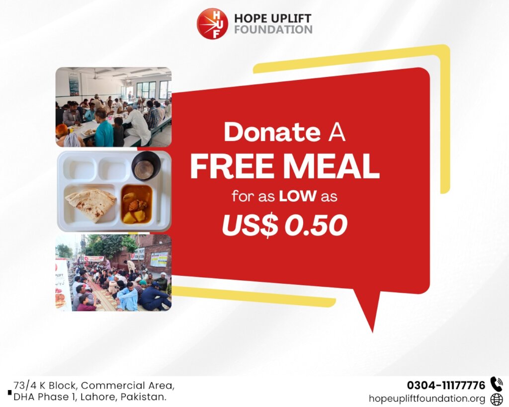 Feed about 700 poor daily for just 50 c / meal