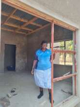 Christina and her new home!