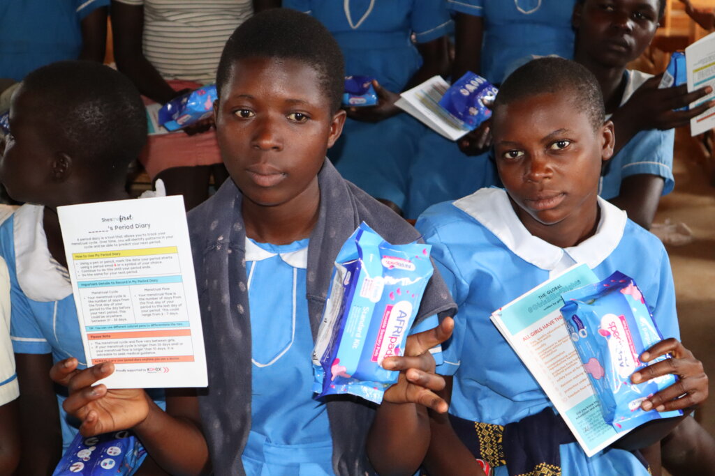 Provide emergency sanitary pads to school girls