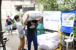 Local volunteers in targeted communities help