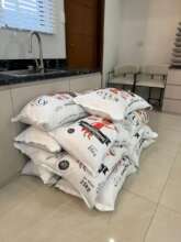 Rice Sacks Being Prepared