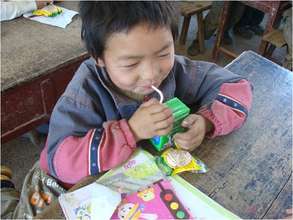 I love to school because of milk&egg here