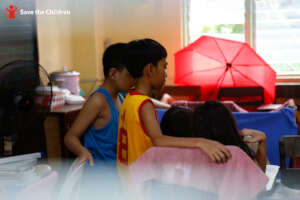 Classroom as evacuation center