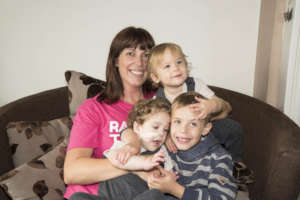 Family Support Worker Dawn, Charlie & his brothers