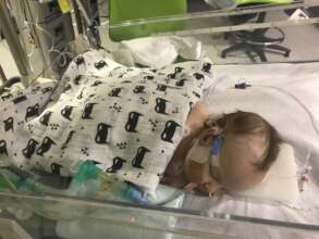 Oliver very ill in hospital