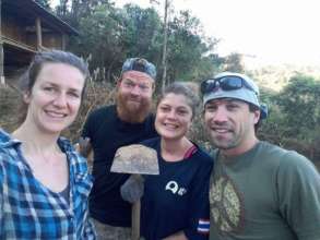 Hard at work in the Thai heat!