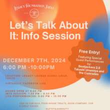 Info Session and Initiative Support Concert