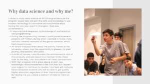 Why data science and why me?