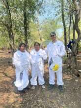 Youth women beekeeping training