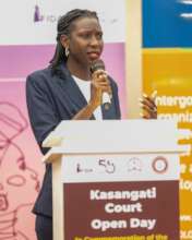 FIDA Legal Officer addressing Kasangati community