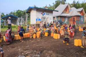 The Asili water kiosk in Minova.