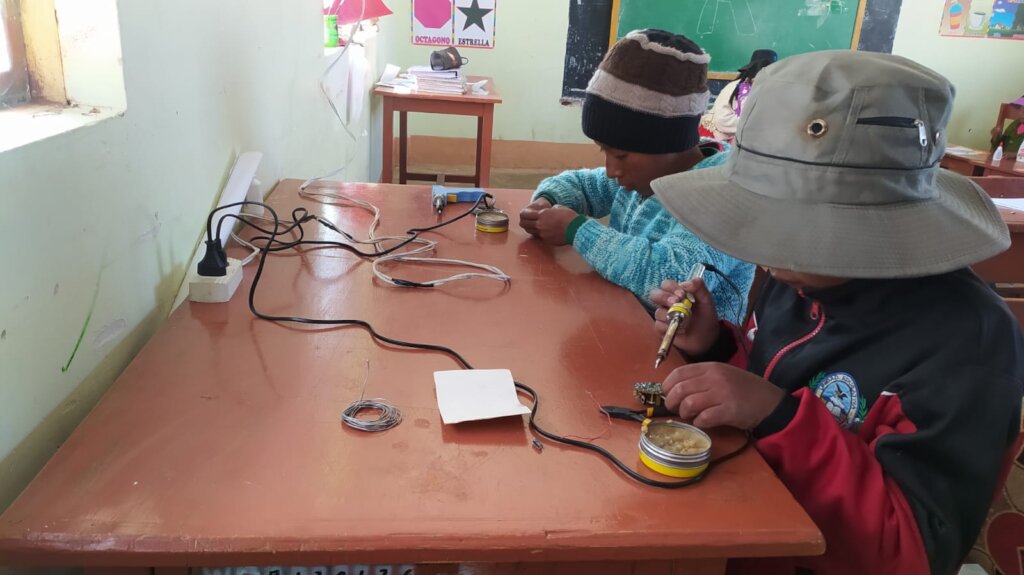 Technology in rural schools in Bolivia
